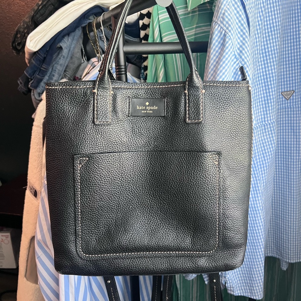 Kate Spade Black Pebbled Leather Handbag